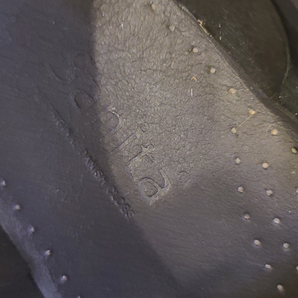 Sanita Black Leather Clogs - Picture 3 of 6